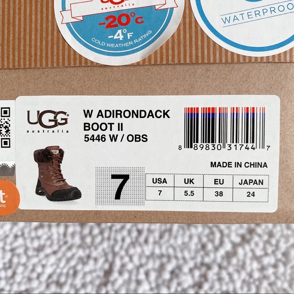 UGG® Women Adirondack Waterproof Leather Snow Boot - Picture 3 of 17